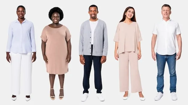 A collage showing five different outfits styled around a white button-down shirt. The outfits include denim jeans, a skirt, leggings, and tailored trousers.