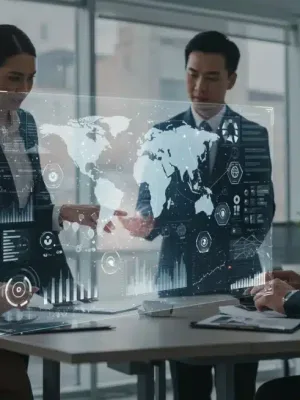 Business leaders analyzing critical technology trends for future-proofing in the U.S. market