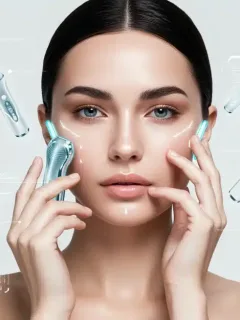 Futuristic skincare technology for a radiant 2026 glow