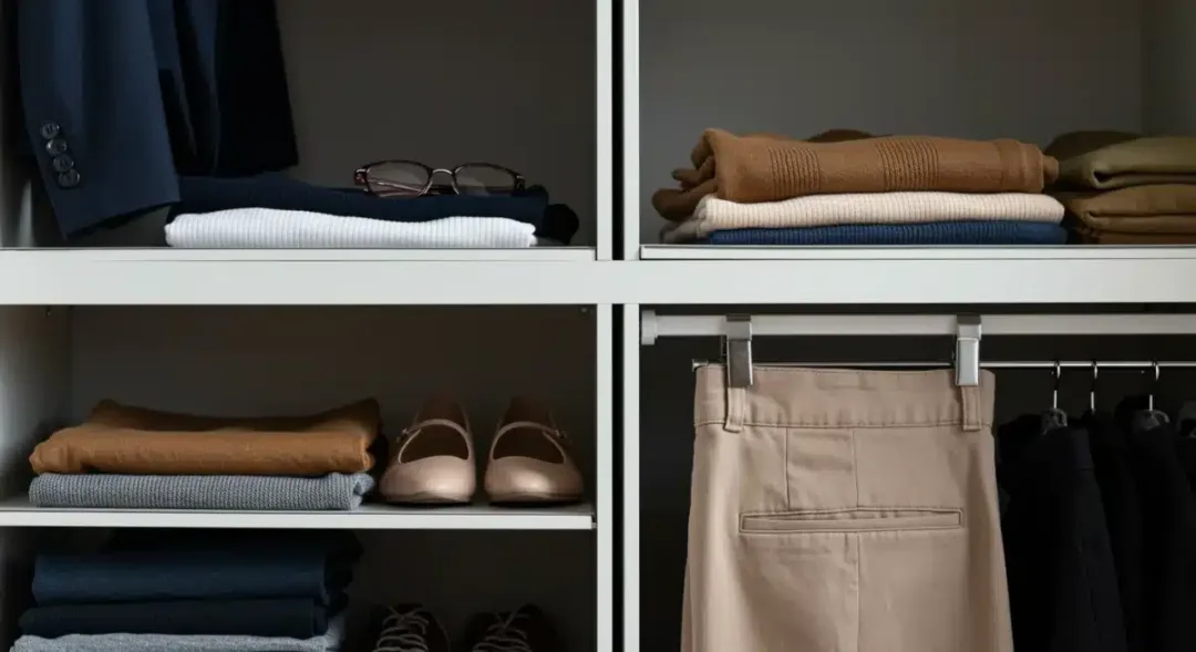 Capsule wardrobe for versatile day to night outfits.