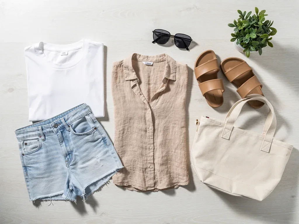 Five essential categories for a practical casual summer wardrobe.