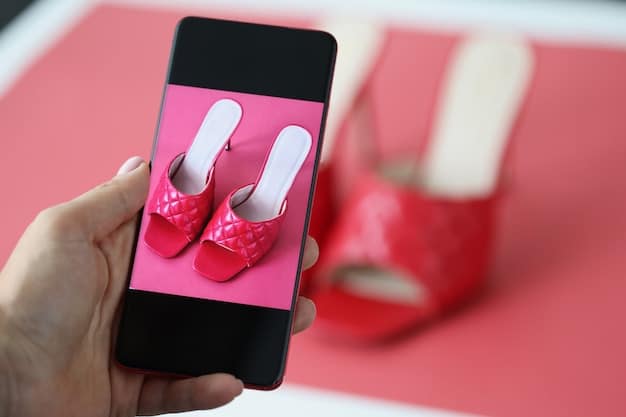A close-up shot of a smartphone screen displaying a flash sale website featuring several designer dresses with discounted prices. The image captures the excitement and urgency of a limited-time offer.