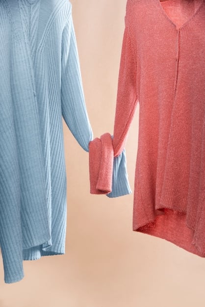 A close-up shot comparing two similar clothing items side-by-side: one visibly higher quality garment from a known brand and another from Shein, highlighting the differences in fabric, stitching, and overall construction. This helps illustrate the trade-offs between cost and quality.