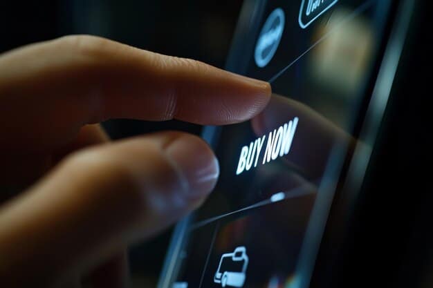 A close-up shot of a smartphone screen displaying a countdown timer for a flash sale, with a hand hovering over the 