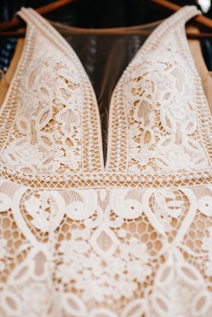 A close-up of a Shein Boho Chic maxi dress with intricate floral embroidery, showcasing the fabric texture and design details.