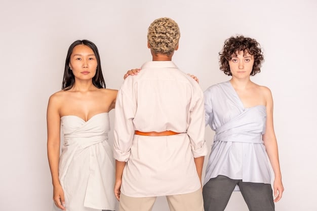 A collage displaying three diverse Shein outfits: the first a monochromatic pastel set, the second a bold mix of animal print and neon, and the third a minimalist outfit with neutral tones and clean lines. The outfits are laid out on a clean white background, each showcasing different facets of style achievable with Shein pieces.
