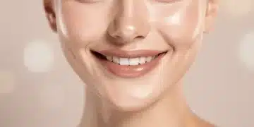 Confident person with clear skin after following dermatologist-approved acne routine