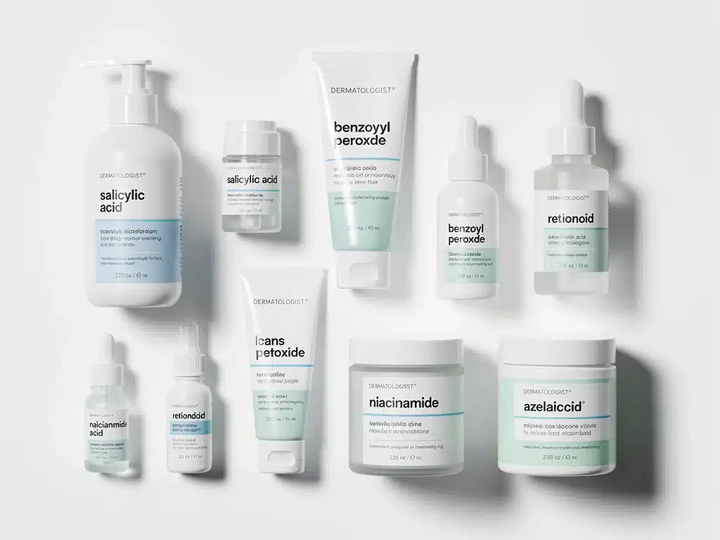Dermatologist recommended acne treatment products