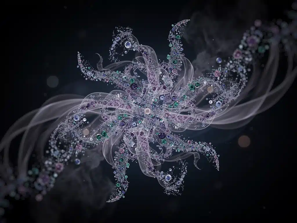 Visualizing amplified perfume sillage and projection through layering